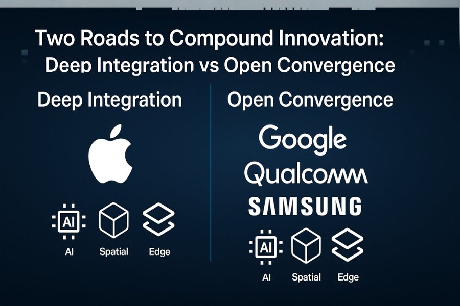 Two Roads to Compound Innovation: Deep Integration vs Open Convergence — Apple vs Google, Qualcomm, Samsung
