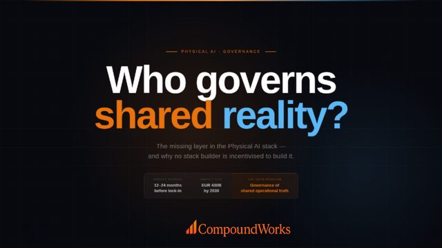 Who Governs Shared Reality — the layer every Physical AI system will eventually need